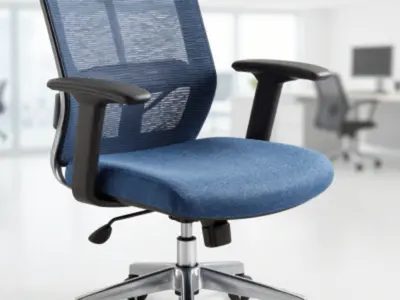 Professionally deep cleaned premium upholstered Office chair in Delhi NCR